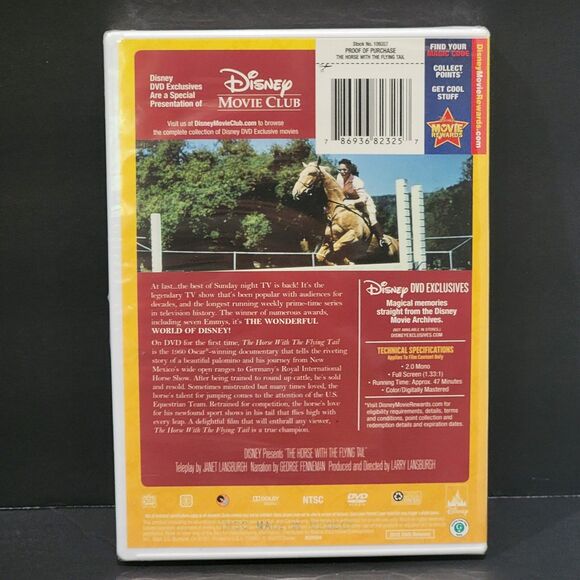The Horse With The Flying Tail DVD Disney Movie Club 2012 Documentary NEW SEALED - Picture 2 of 8